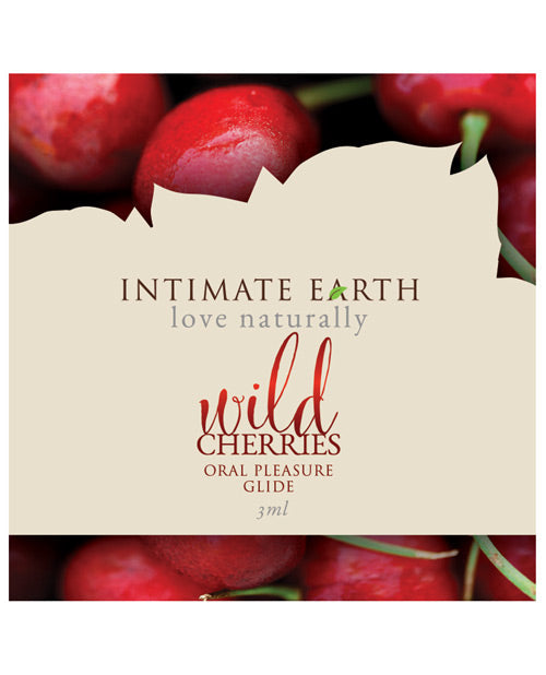 Intimate Earth Lubricant Foil - 3 ml Wild Cherries