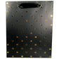 Polka Pot Gift Bag - Black/Gold