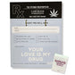 Stoner Prescription Greeting Card w/Matchbook