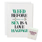 Weed Before Sex Greeting Card w/Matchbook