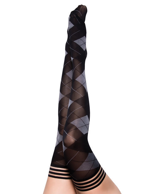 Kix'ies Kimmie Argyle Thigh High Argyle