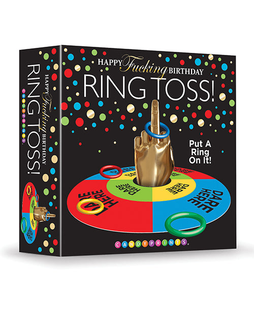 Happy Fucking Birthday FU Finger Ring Toss Game