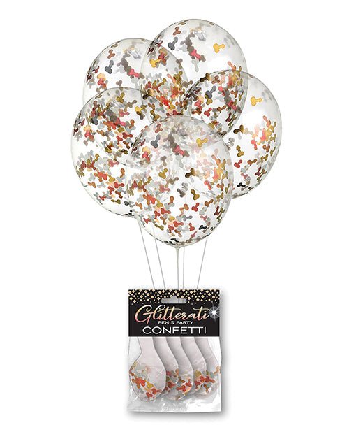 Glitterati Penis Party Balloons - Pack of 6