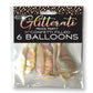 Glitterati Penis Party Balloons - Pack of 6