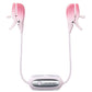 Lovense Gemini Vibrating Nipple Clamps - Pink