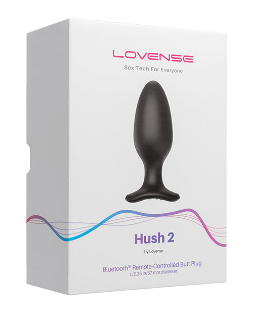 Lovense Hush 2 2.25" Butt Plug - Black