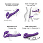 Strap on Me Vibrating Bendable Strapless Strap on Medium - Purple