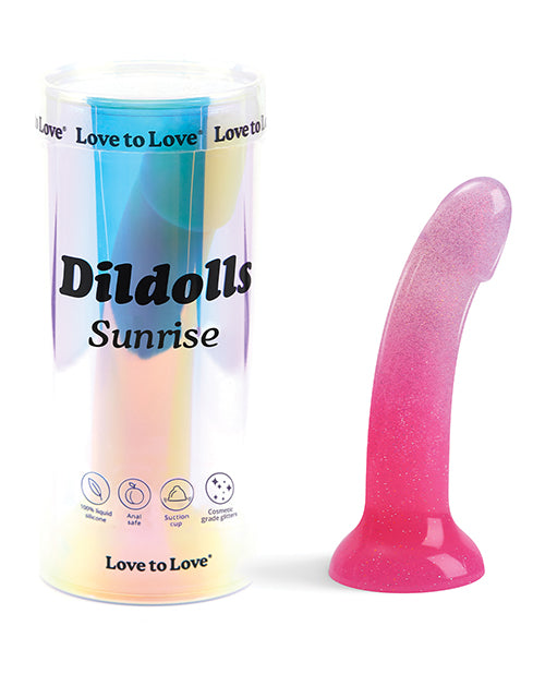 Love to Love Suction Cup Dildo | Dildolls Sunrise Anal Dildo | Fuchsia Realistic Dildo