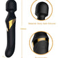 Dorcel Dual Orgasms Wand - Black/Gold