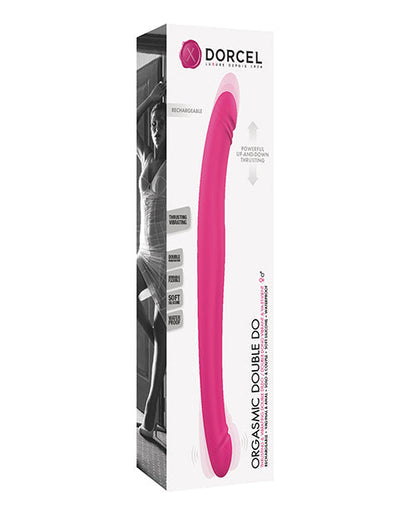 Dorcel Orgasmic Double Dildo Do | 16.5" Big Dildo | Thrusting Giant Dildo | Pink Dildo