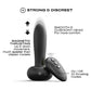 Dorcel Deep Thrusting Vibrator | Black Remote Control Vibrator | Vaginal Anal Vibrator | Best Vibrator for Women