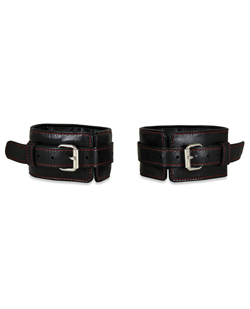 Sultra Lambskin Ankle Cuffs - Black