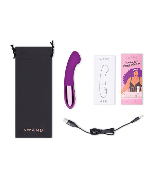 Le Wand Vibrator | GEE G-Spot Vibrator | Targeting Rechargeable Clit Vibrator | Cherry