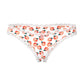 Sweet Treats Crotchless Boy Short w/Wicked Sensual Care Peach Lube - White QN