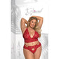 Sugar & Spice Bra & Panty Red QN