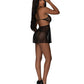 Girl Next Door Babydoll & Crotchless Panty Black L/XL