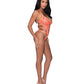 Rude Awakening Strappy Teddy Orange S/M