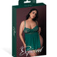 Evermore Babydoll w/Cheeky Panty 2 pc Set - Emerald QN