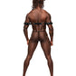 Pisces PU Leather Bicep & Back Harness Black O/S