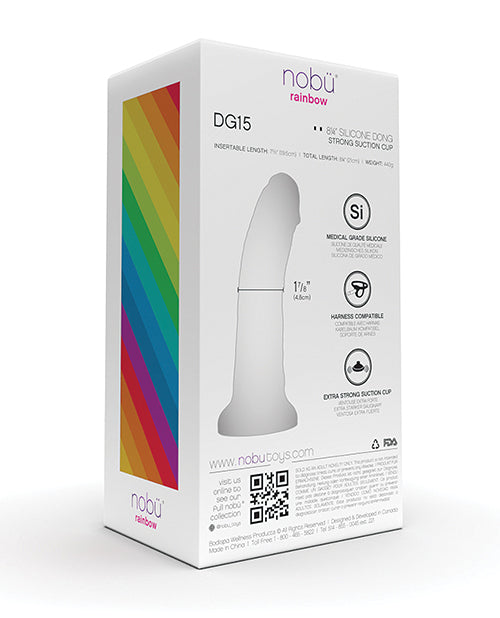 Nobu Rainbow Realistic Dildo | 8" Big Dildo | Cosmic Suction Cup Dildo | Anal Dildo