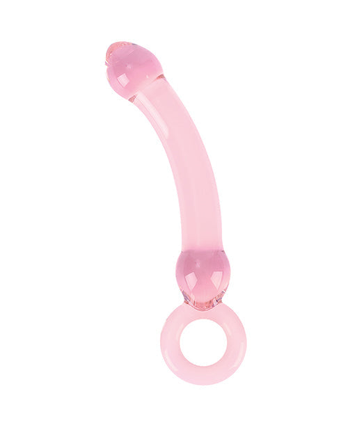 Nobu Rose Slider Pink Dildo | Realilstic Dildo | Handcrafted Glass Dildo | Big Dildo | Large Dildo