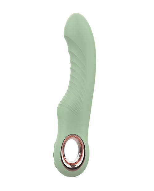 Nobu Gwen G-Spot Vibrator | Removable Bullet Vibrator | Green Quiet 5-Speed Waterproof | Best Vibrator for Women