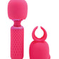 Nu Sensuelle Harlow Mini Wand w/Masturbator Attachment - Pink