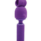 Nu Sensuelle Harlow Mini Wand w/Masturbator Attachment - Purple