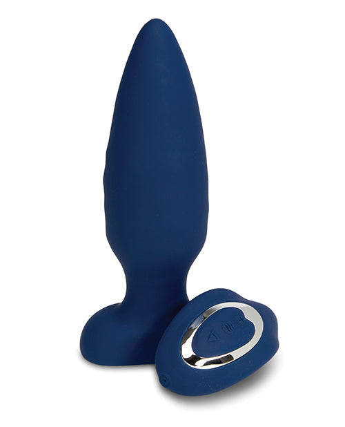 Nu Sensuelle Andii Vertical Roller Motion Butt Plug - Navy