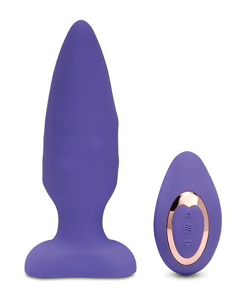 Nu Sensuelle Andii Vertical Roller Motion Butt Plug - Ultra Violet