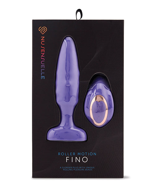 Nu Sensuelle Fino Roller Motion Plug - Ultra Violet