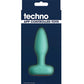 Techno Prism App Controlled Rotating & Vibrating Anal Plug - Teal