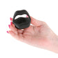 Techno Strobe App Controlled Vibrating Cock Ring - Black