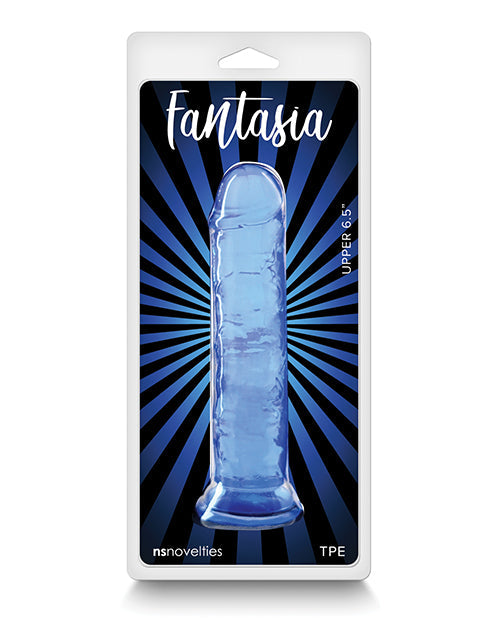 Fantasia Upper Realistic Dildo | Stimulating 6.5" Big Dildo | Blue Large Dildo | Flexible Best Dildo