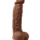 Colours Dual Density Realistic Dildo | 5" Big Dildo | Brown Suction Cup Dildo