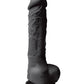 Colours Pleasures Realistic Dildo | 8" Big Black Dildo | Suction Cup Dildo