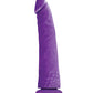 Colours Pleasures Realistic Dildo | Thin 8" Big Dildo Purple | Suction Cup Dildo