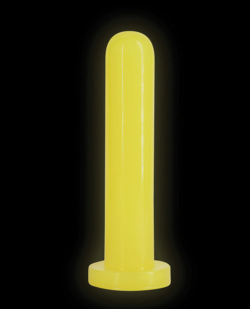 Firefly Thrill Glow in the Dark Big Dildo | Large Suction Cup Dildo | Yellow Realistic Dildo