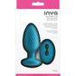 INYA Alpine 2.0 Gyrating & Vibrating Anal Plug w/Remote - Teal