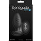 Renegade Alpine 2.0 Gyrating & Vibrating Butt Plug w/Remote - Black