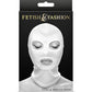 Fetish & Fashion Eyes & Mouth Hood - White