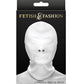 Fetish & Fashion Zippered Mouth Hood - White