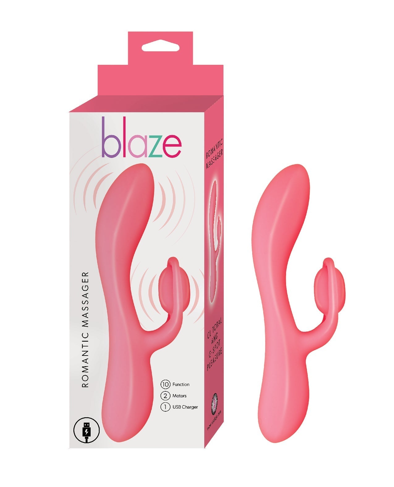 Blaze Romantic Massager - Red