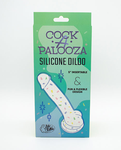 Natalie's Toy Box Realistic Dildo | Cock-A-Palooza Confetti Silicone Suction Cup Dildo