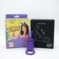 Natalie's Toy Box The Cock Hopper Cock Ring & Bullet Vibrator - Purple