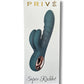 PRIVE G Spot Vibrator | Super Rabbit Vibrator | Teal 10-Function Clit Vibrator | Best Vibrator for Women