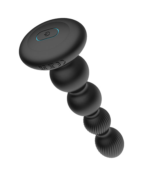 Nexus Tornado Probe Rotating & Vibrating Butt Plug - Black