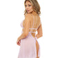 Vera Soft Cup Eyelash Lace & Mesh Flyaway Babydoll w/G-String Lavendula L/XL