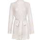 Provence Short Robe - White L/XL