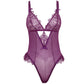 Katana Mesh & Lace Teddy - Purple L/XL